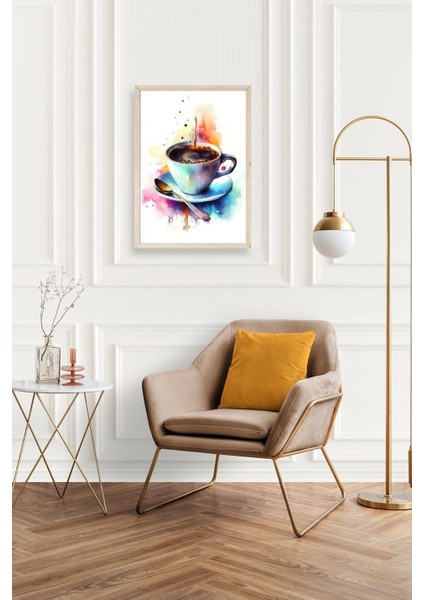 Kahve Ahşap Çerçeveli Tablo 50 x 70 fiyatları