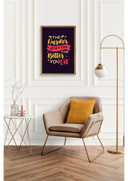 Motto Ahşap Çerçeveli Tablo 30 x 42 fiyatları