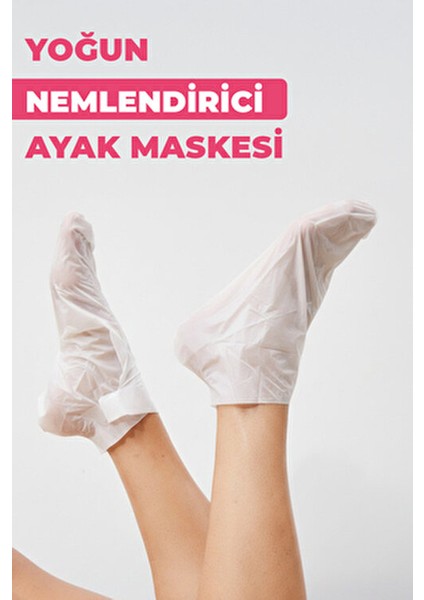 Yoğun Nemlendirici Ayak Maskesi 30 ml 2'li Set Pürüzsüzlük Sağlayan Etkili Formül