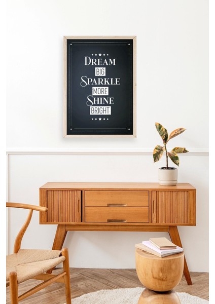 Motto Ahşap Çerçeveli Tablo 23 x 30 modelleri