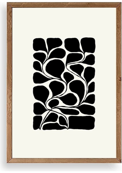 Desen Ahşap Çerçeveli Tablo 30 x 42