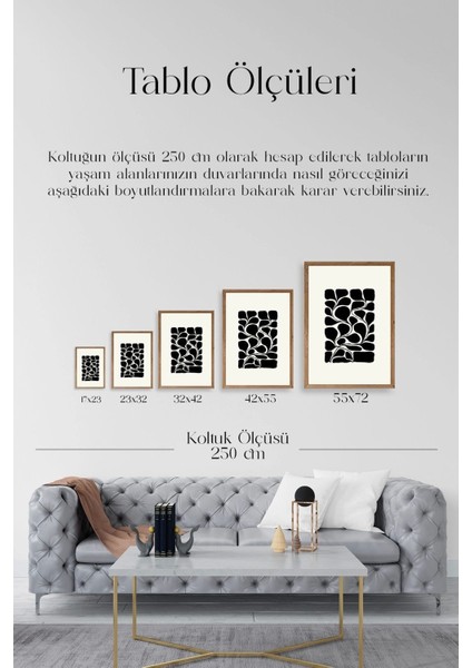 Desen Ahşap Çerçeveli Tablo 30 x 42 indirimleri