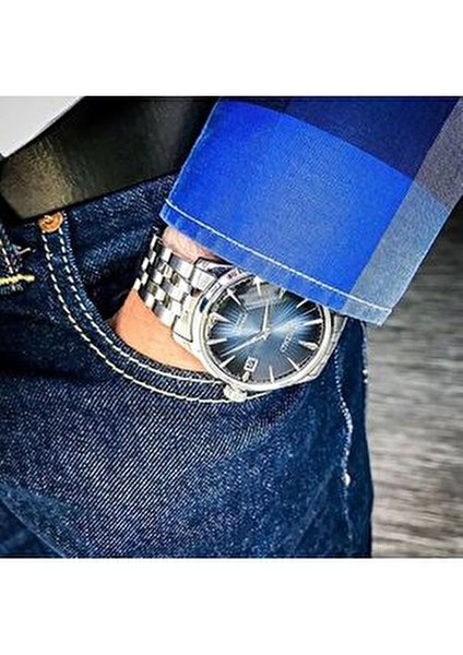 SRPB41J1 Erkek Kol Saati Otomatik 10 ATM Suya Dayanıklı Çelik Kasa ve Kordon Lacivert Kadran modelleri