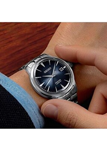 SRPB41J1 Erkek Kol Saati Otomatik 10 ATM Suya Dayanıklı Çelik Kasa ve Kordon Lacivert Kadran fırsatları