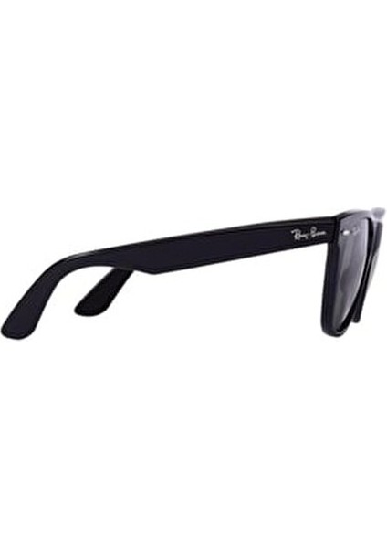 2140-54 901 Unisex Güneş Gözlüğü Siyah Çerçeve ve Yeşil Cam ile Antirefle Özellikli