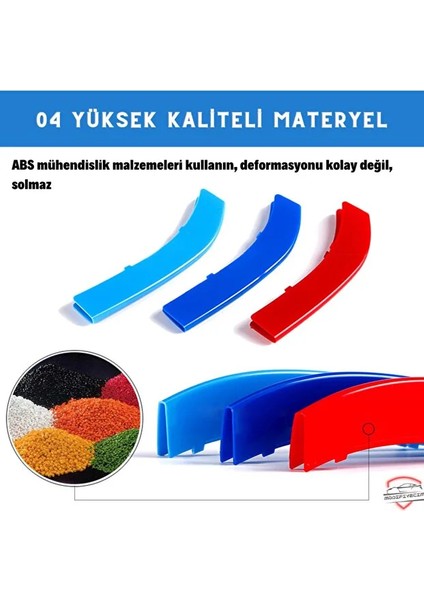 Bmw F30 2013-2019 Makyajsız Kasa Böbrek Şeridi 3 Renk 11 Rods indirimleri