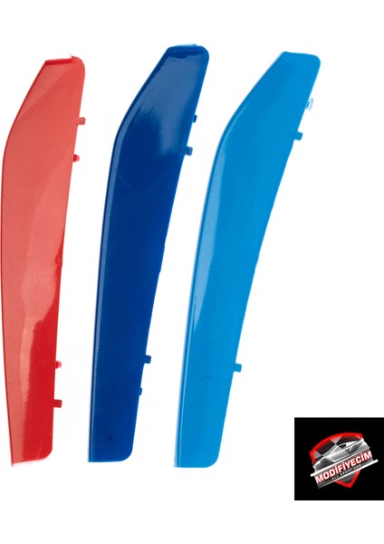 Bmw G30 2018 + Makyajsız Kasa Böbrek Şeridi 3 Renk 9 Rods