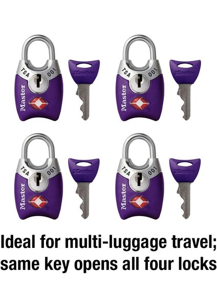 4689Q Tsa Asma Kilit Anahtar 16 Her Pakette 4 Adet 4689Q fırsatları