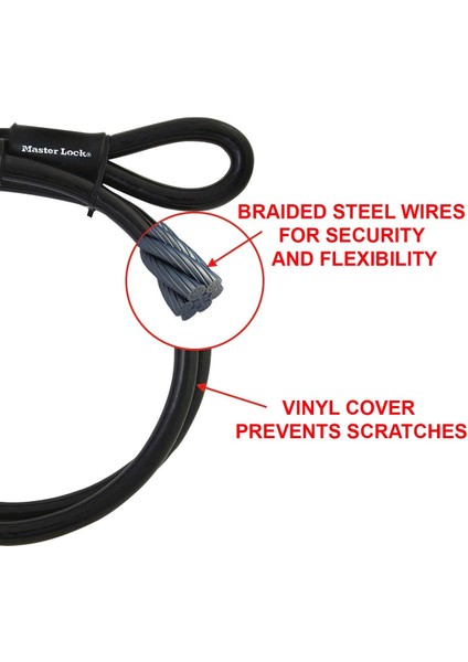 72EURD Kablo Kilit/döngü Kablosu 4,5 M fırsatları