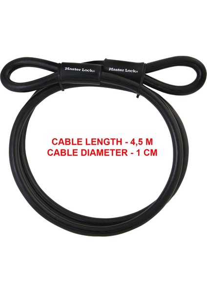72EURD Kablo Kilit/döngü Kablosu 4,5 M indirimleri