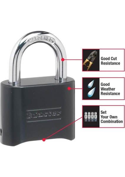 Şifreli Kilit, Kendi Kombinasyon Asma Kilidini Ayarlayın, Iç ve Dış Mekan Kilidi, Hava K modelleri