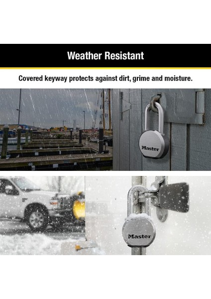 Magnum Ağır Hizmet Tipi Katı Çelik Asma Kilit Anahtarlı fırsatları