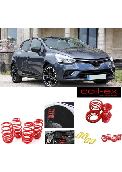 Renault Clio 4 2016-2020 Coil-Ex 3.5 cm Helezon Spor Yay