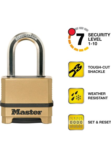 Dış Mekan Kombinasyon Kilidi, Ağır Hizmet Tipi Hava Koşullarına Dayanıklı Asma Kilit, Dı modelleri