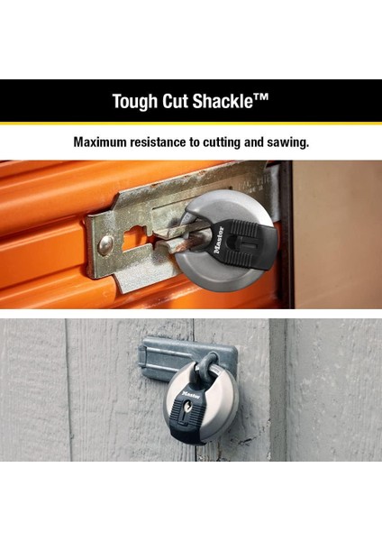 M50XD Magnum Ağır Hizmet Paslanmaz Çelik Discus Asma Kilit, Anahtarlı, Gümüş modelleri