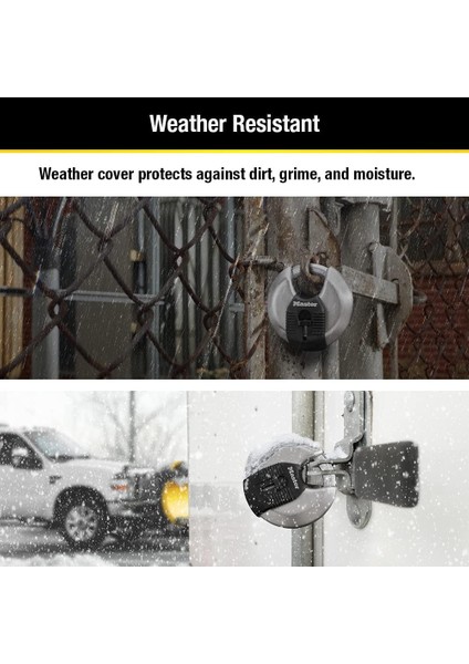 M50XD Magnum Ağır Hizmet Paslanmaz Çelik Discus Asma Kilit, Anahtarlı, Gümüş fırsatları