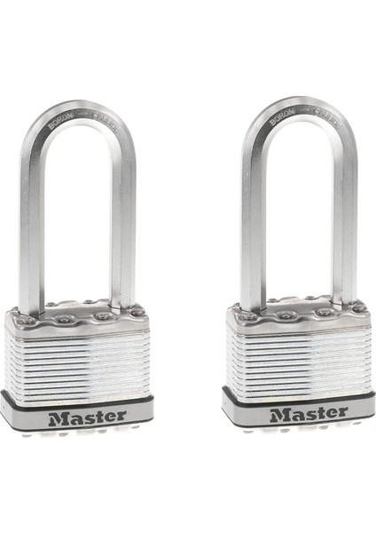 M5XTLJ Magnum Asma Kilit, Anahtarlı, 2 Adet, Aynı Anda Kapanır