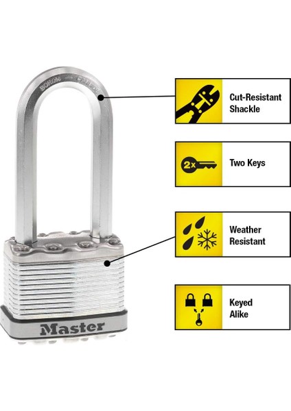 M5XTLJ Magnum Asma Kilit, Anahtarlı, 2 Adet, Aynı Anda Kapanır fiyatları