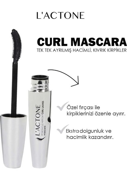 Hacim Veren Kirpik Kıvırıcı Maskara - 1 Adet Oje Hediyeli fiyatları