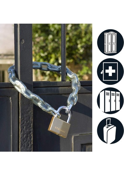 2930EURD Ekstra Kalın Prinç Anahtar Asma Kilit, Altın, 5,4 x 3 x 1,4 cm fiyatları