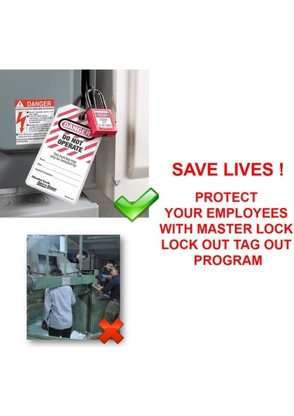 488 Elektrik Bağlantısı Için Büyük Döndürülebilir Kilitleme Cihazı, Kırmızı, 21,2 cm x 1 fiyatları