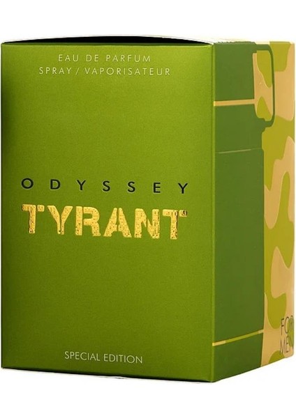 Odyssey Tyrant Special Edition Edp 100 ml Erkek Parfümü modelleri
