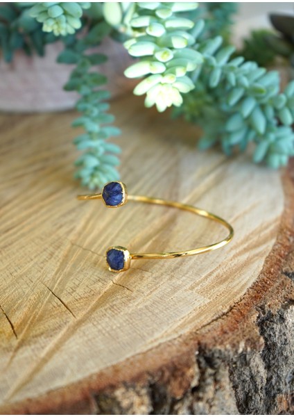 Doğal Taş Mavi Akik Ayarlanabilir Helen Bileklik fiyatları