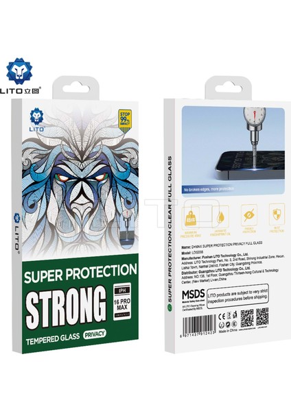 D+ Max Privacy Strong Glass iPhone 15 Pro Max Ekran Koruyucu fırsatları