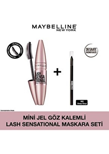 Lash Sensational Siyah Maskara Hacim Verici Kıvırma ve Uzatma Etkili