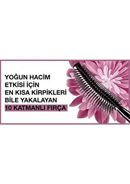 Lash Sensational Siyah Maskara Hacim Verici Kıvırma ve Uzatma Etkili