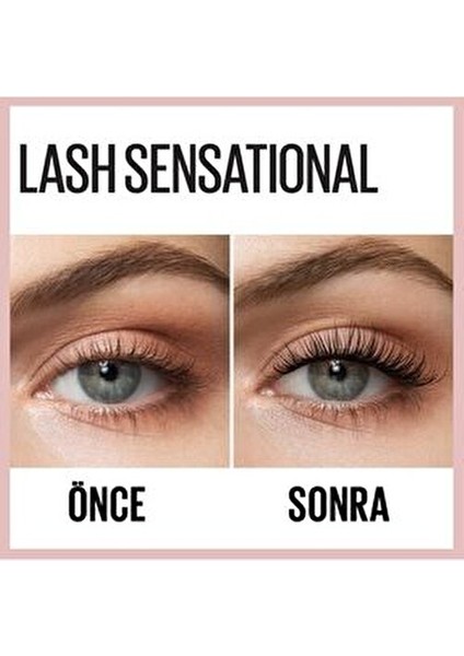 Lash Sensational Siyah Maskara Hacim Verici Kıvırma ve Uzatma Etkili