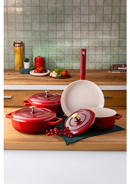 Red Royal 7 Parça Tencere Seti