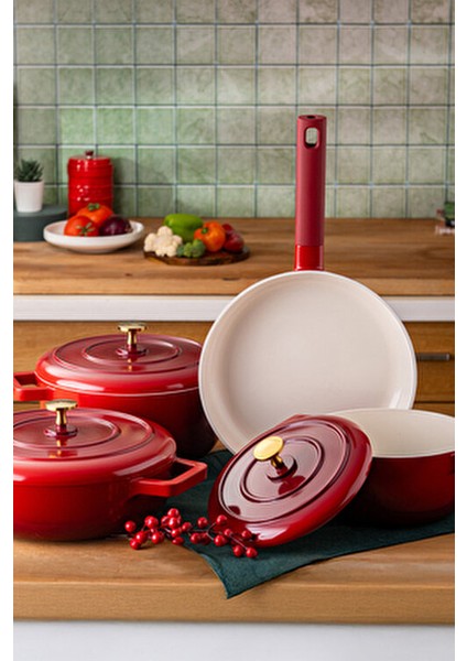 Red Royal 7 Parça Tencere Seti