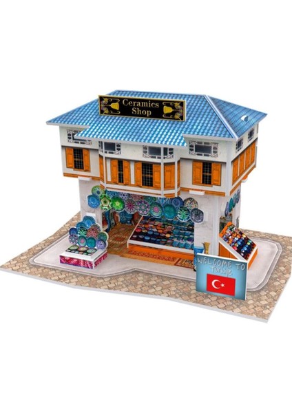 3 Adet Türk Seramik Mağazası 3D Puzzle fiyatları