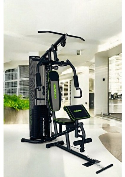 1001 Pro Tekli Ağırlık İstasyonu Dlx 67 kg Çalışma Ağırlığı ile 20 Egzersiz Seçeneği