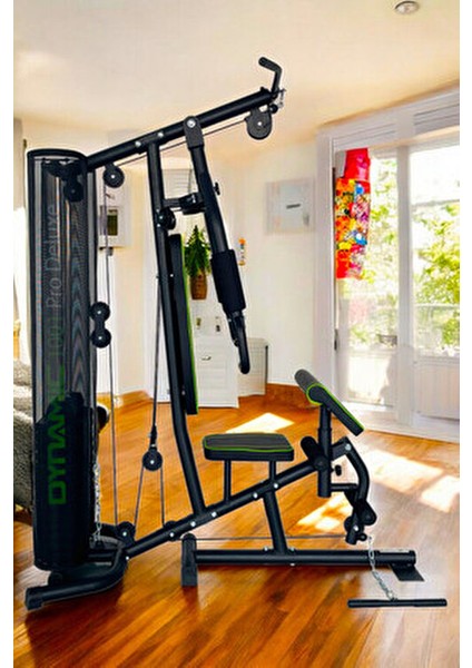 1001 Pro Tekli Ağırlık İstasyonu Dlx 67 kg Çalışma Ağırlığı ile 20 Egzersiz Seçeneği