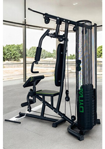 1001 Pro Tekli Ağırlık İstasyonu Dlx 67 kg Çalışma Ağırlığı ile 20 Egzersiz Seçeneği