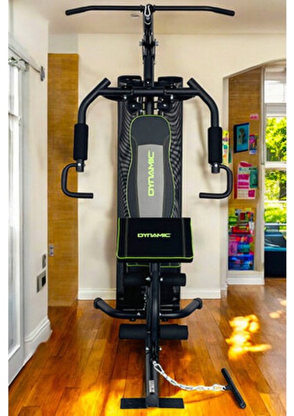 1001 Pro Tekli Ağırlık İstasyonu Dlx 67 kg Çalışma Ağırlığı ile 20 Egzersiz Seçeneği