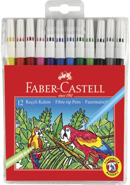 Faber Castell Redline 12'li Keçeli Kalem