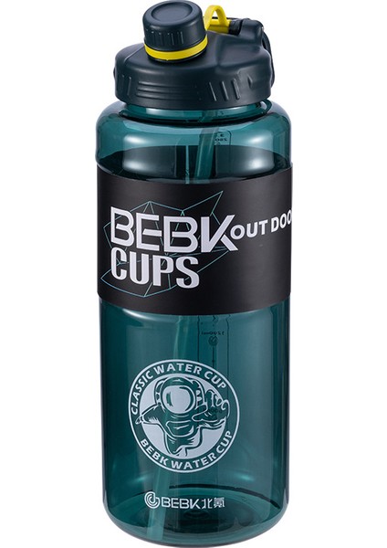 Pipetli 3000ML Büyük Kapasiteli Spor Fitness Büyük Kapasiteli Su Bardağı (Yurt Dışından)