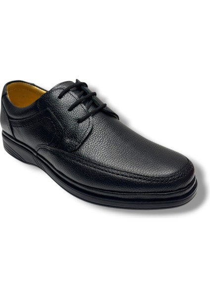 100-26 Hakiki Deri Anatomik Bağcıklı Erkek Ayakkabı