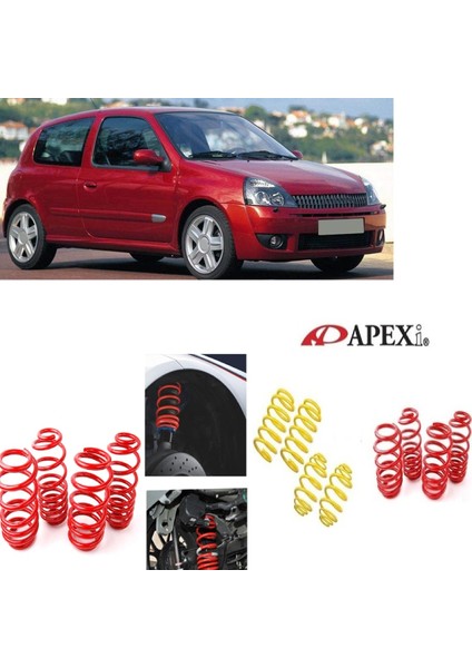 Renault Clio 2 1998-2005 Apexi 3.5 cm Helezon Spor Yay