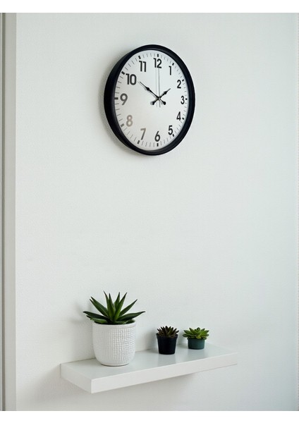 Zentime 36 cm Siyah Dekoratif Duvar Saati modelleri