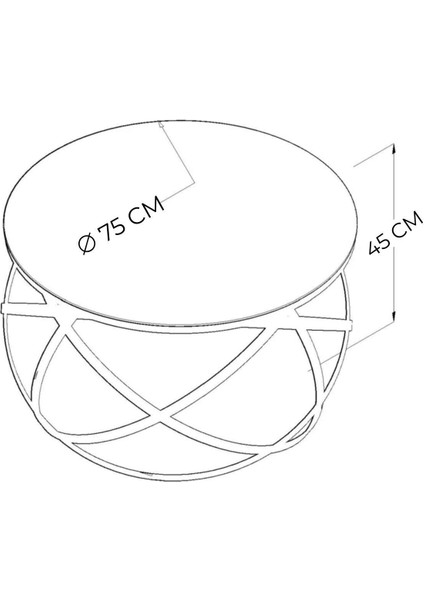 Gezegen Orta Sehpa Siyah Ayak Siyah Ayna modelleri