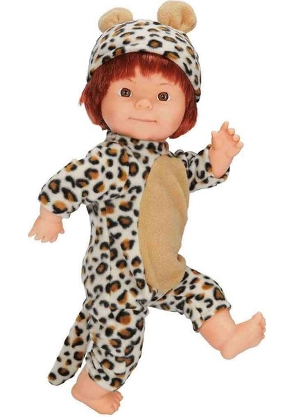 Bebelou Hayvan Kostümlü Bebek 40 cm – Zebra Veya Leopar Kostümlü Büyük Bebek Figürü fırsatları