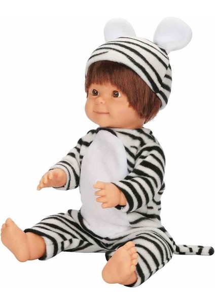 Bebelou Hayvan Kostümlü Bebek 40 cm – Zebra Veya Leopar Kostümlü Büyük Bebek Figürü indirimleri
