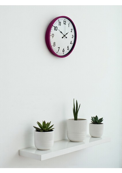 Zentime 36 cm Pembe Dekoratif Duvar Saati fırsatları