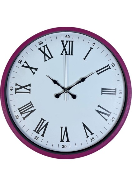 Zentime 36 cm Pembe Dekoratif Duvar Saati fiyatları