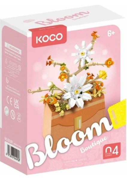 Bloom Boutique Çiçek Çanta Yapım Seti 232 Parça – Mini Blok Dıy Model – Çiçek Temalı Yapı Oyuncağı fırsatları