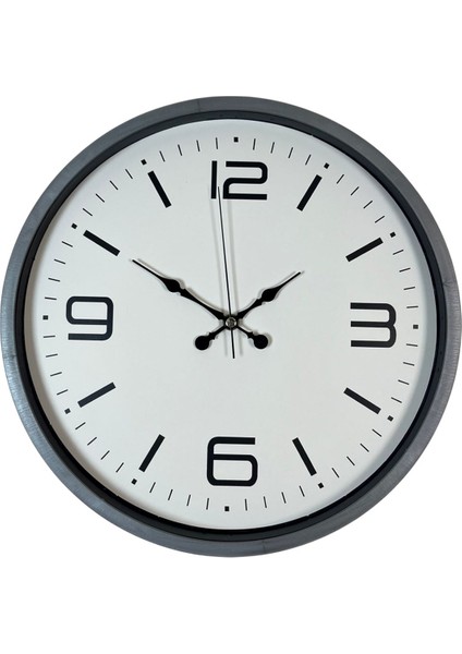 Zentime 36 cm Gri Dekoratif Duvar Saati fiyatları